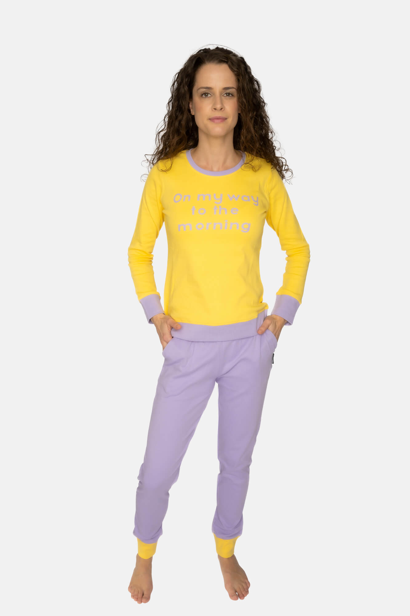 Voorkant pyjama - one my way to the morning