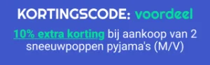 10% extra korting op een matching winter pyjama